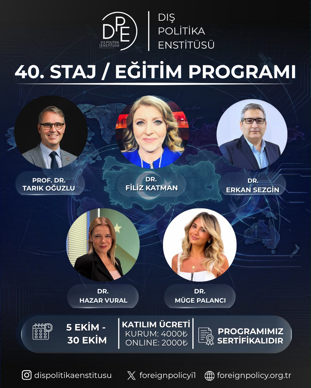 Dış Politika Enstitüsü'nün 40. Staj / Eğitim Programı (Kurumda)